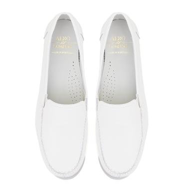  Grazzia Beyaz Kadın Aerocomfort Deri Günlük Ayakkabı