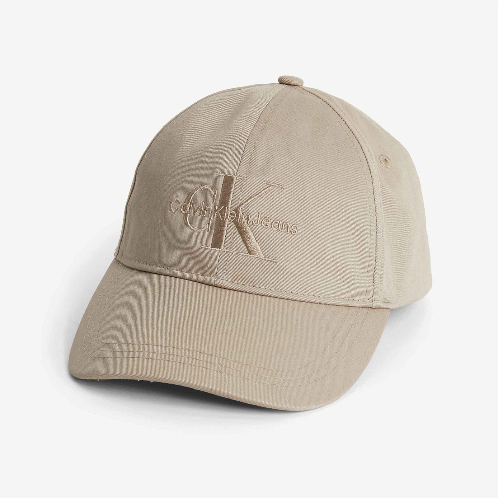 Calvin Klein Monogram Kadın Gri Şapka