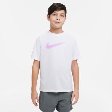  Nike Dri-Fit Multi Top Çocuk Beyaz T-Shirt