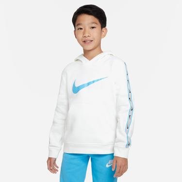  Nike Sportswear Repeat Fleece Pullover Hood Bb Çocuk Beyaz Sweatshirt