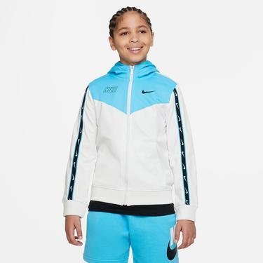  Nike Sportswear Repeat Full-Zip Hoodie Çocuk Krem Sweatshirt