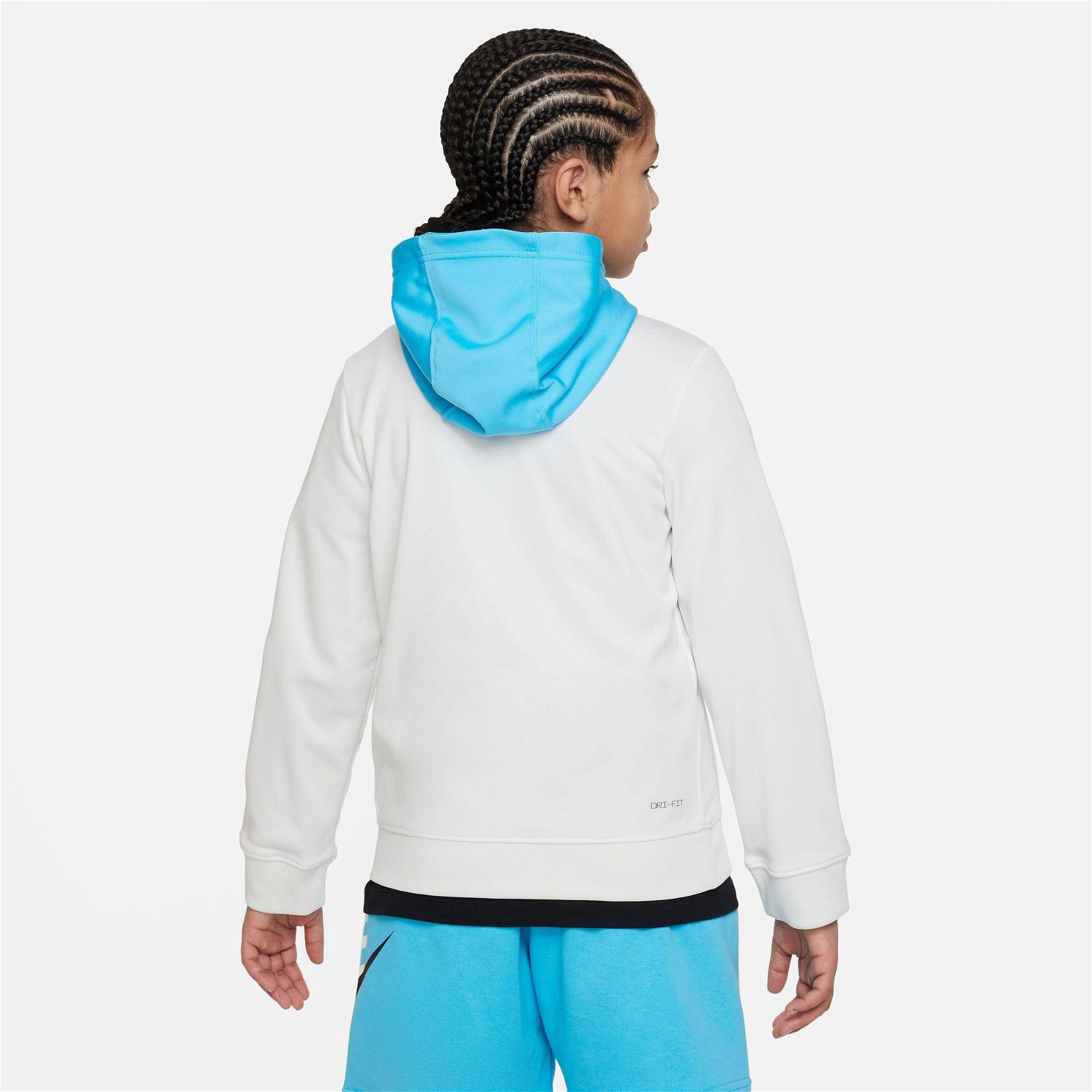 Nike Sportswear Repeat Full-Zip Hoodie Çocuk Krem Sweatshirt