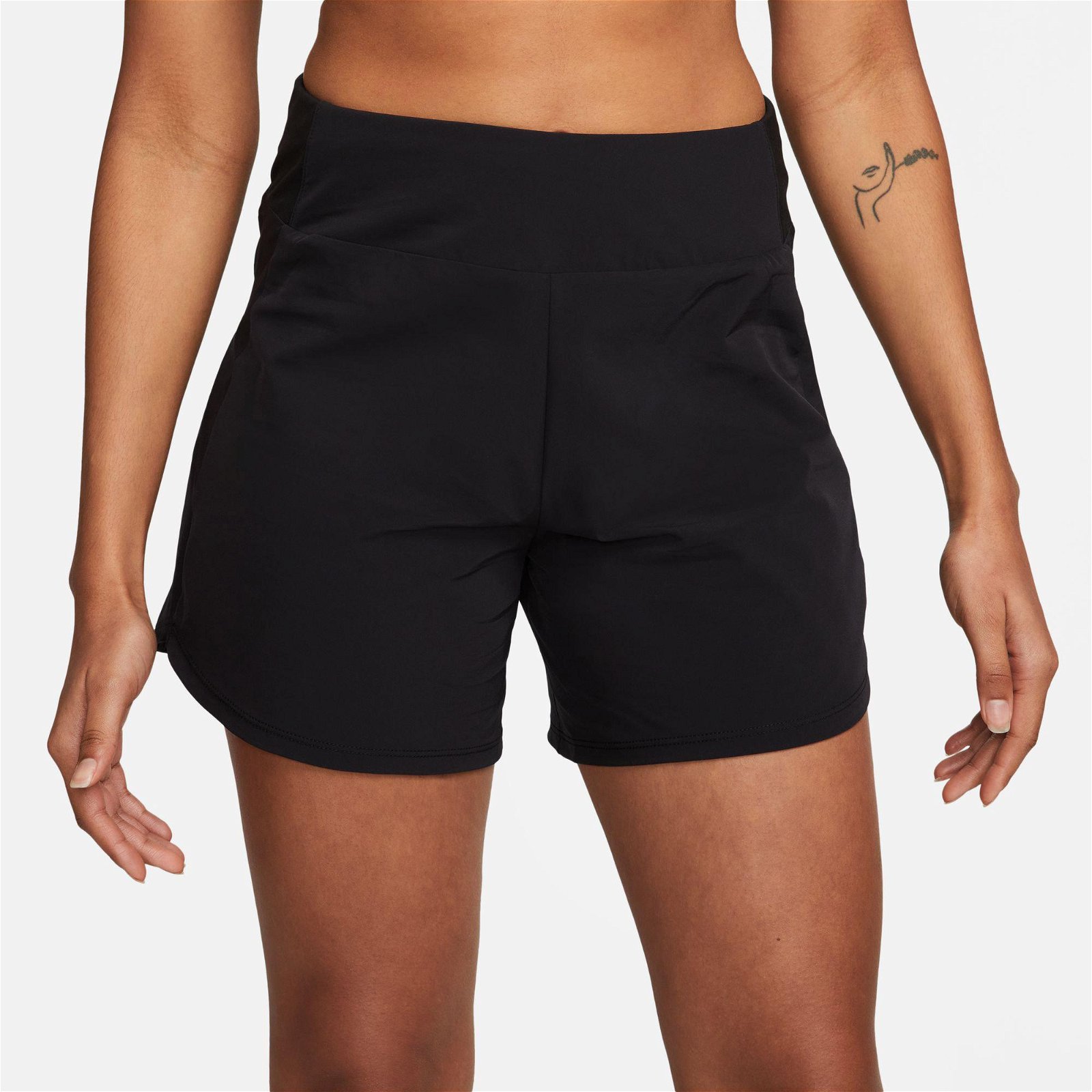 Nike Bliss Dri-Fit Mid Rise 13cm Kadın Siyah Şort