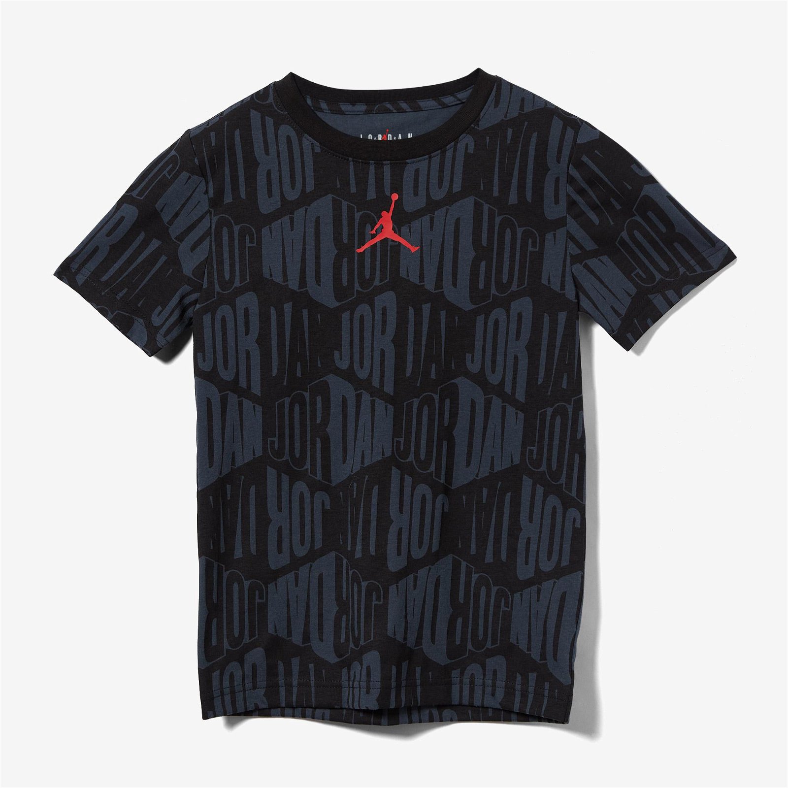 Jordan Diamond Alloverprint Çocuk Siyah T-Shirt