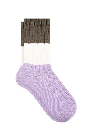  Mavi Haki Bot Çorabı 1910914-82048