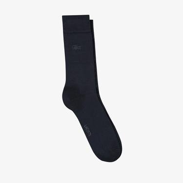  Lacoste Unisex Lacivert Uzun Çorap