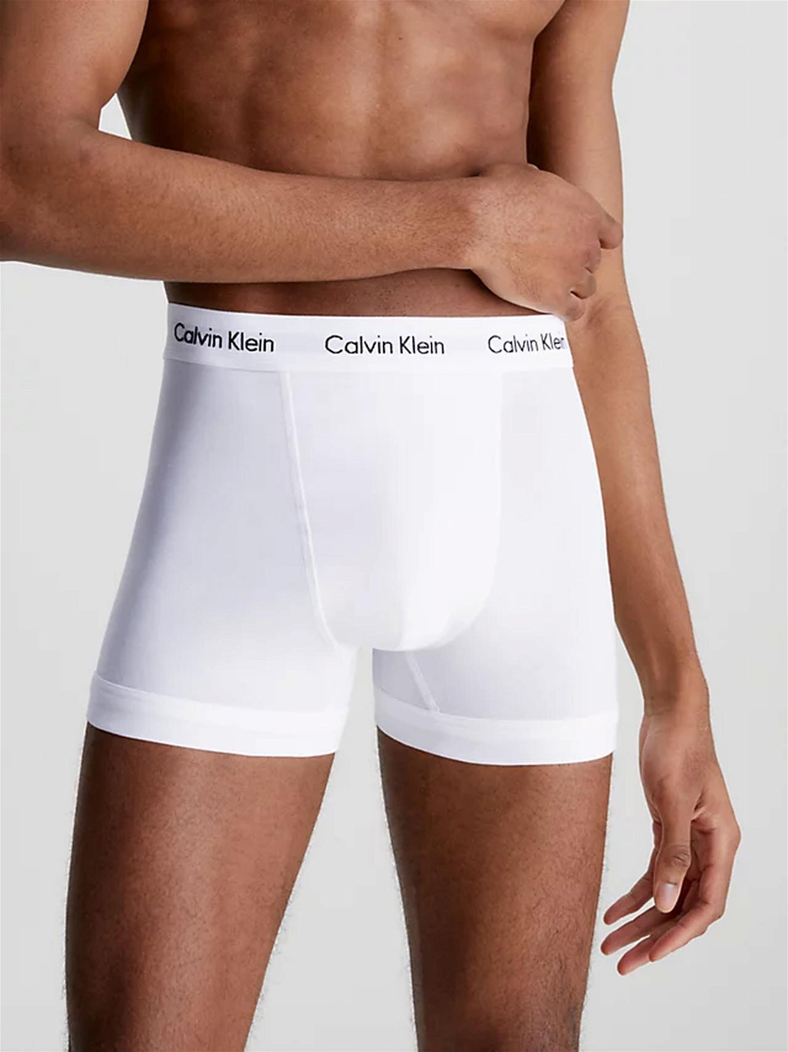 Calvin Klein 3'lü Pack Erkek Lacivert/Beyaz/Kırmızı Boxer