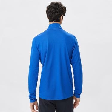  Nike Dri-Fit Pacer Top Erkek Mavi Sweatshirt