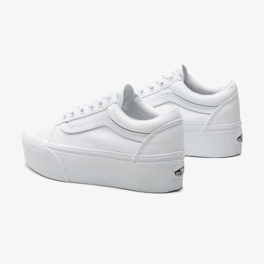  Vans Ua Old Skool Stackform Unisex Beyaz Sneaker