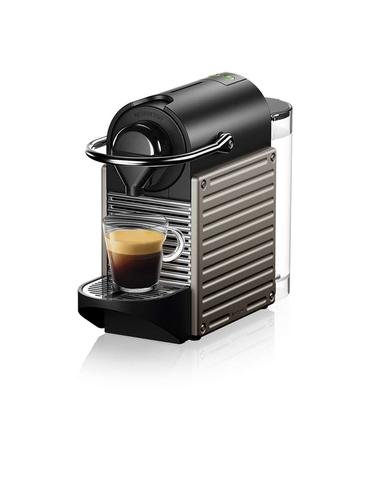  Nespresso C66t Titan Pixie Bundle Kapsüllü Kahve Makinesi + Süt Köpürtücüsü