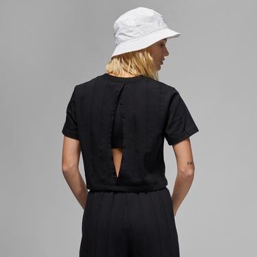  Jordan Knit Top Kadın Siyah T-Shirt