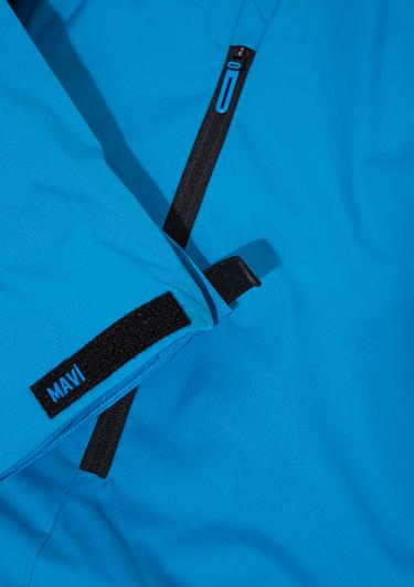  Mavi Kapüşonlu Mavi Şişme Mont Regular Fit / Normal Kesim 0110041-70879