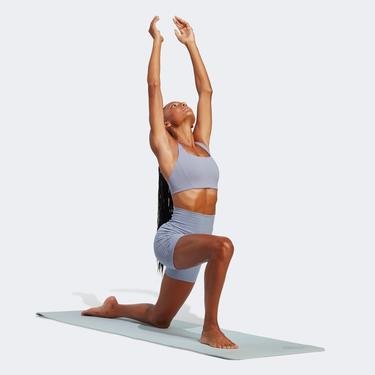  adidas Yoga Studio 5 İnç Kısa  Kadın Gri Tayt