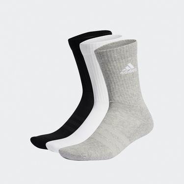  adidas Yastıklamalı Bilekli  3 Çift Unisex Gri Çorap