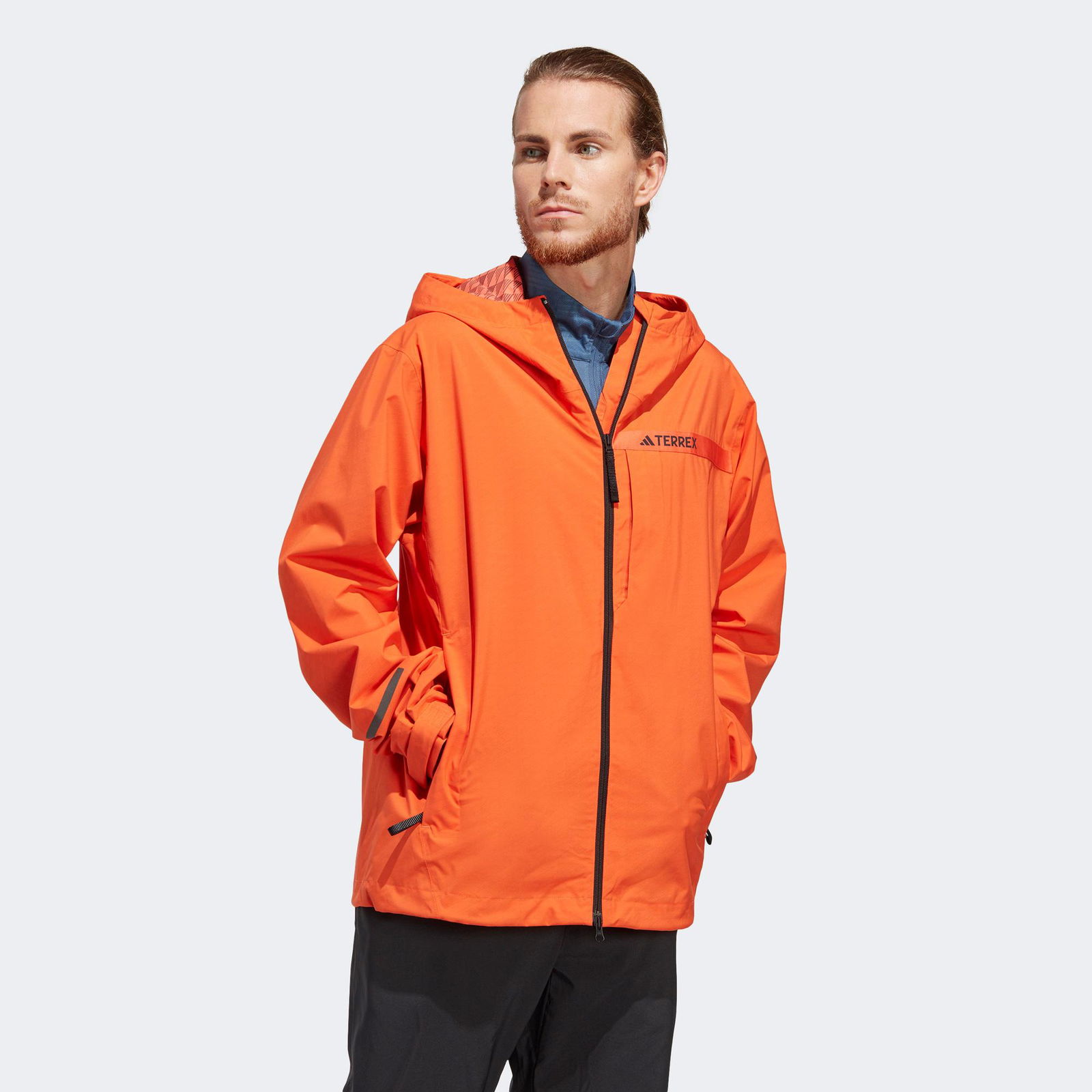 adidas Terrex Multi RAIN.RDY 2.5-Layer  Erkek Turuncu Yağmurluk