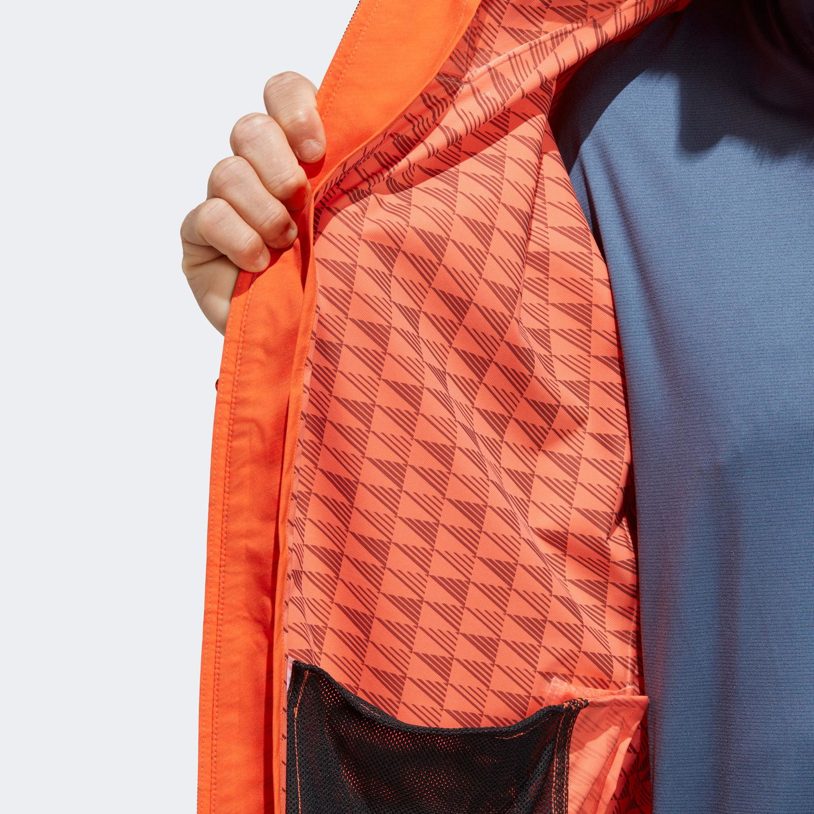 adidas Terrex Multi RAIN.RDY 2.5-Layer  Erkek Turuncu Yağmurluk