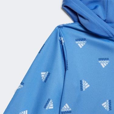  adidas Brandlove Shiny Polyester  Çocuk Mavi Eşofman Takımı