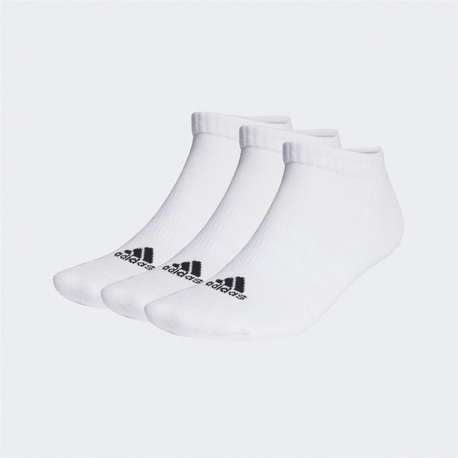 adidas Yastıklamalı Bileksiz  3 Çift Unisex Beyaz Çorap