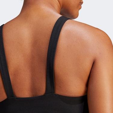  adidas CoreFlow Luxe Studio Medium-Support  Kadın Siyah Bra