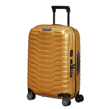  Samsonite Proxis - Spinner Sarı 4 Tekerlekli Körüklü Kabin Boy Valiz 55 cm