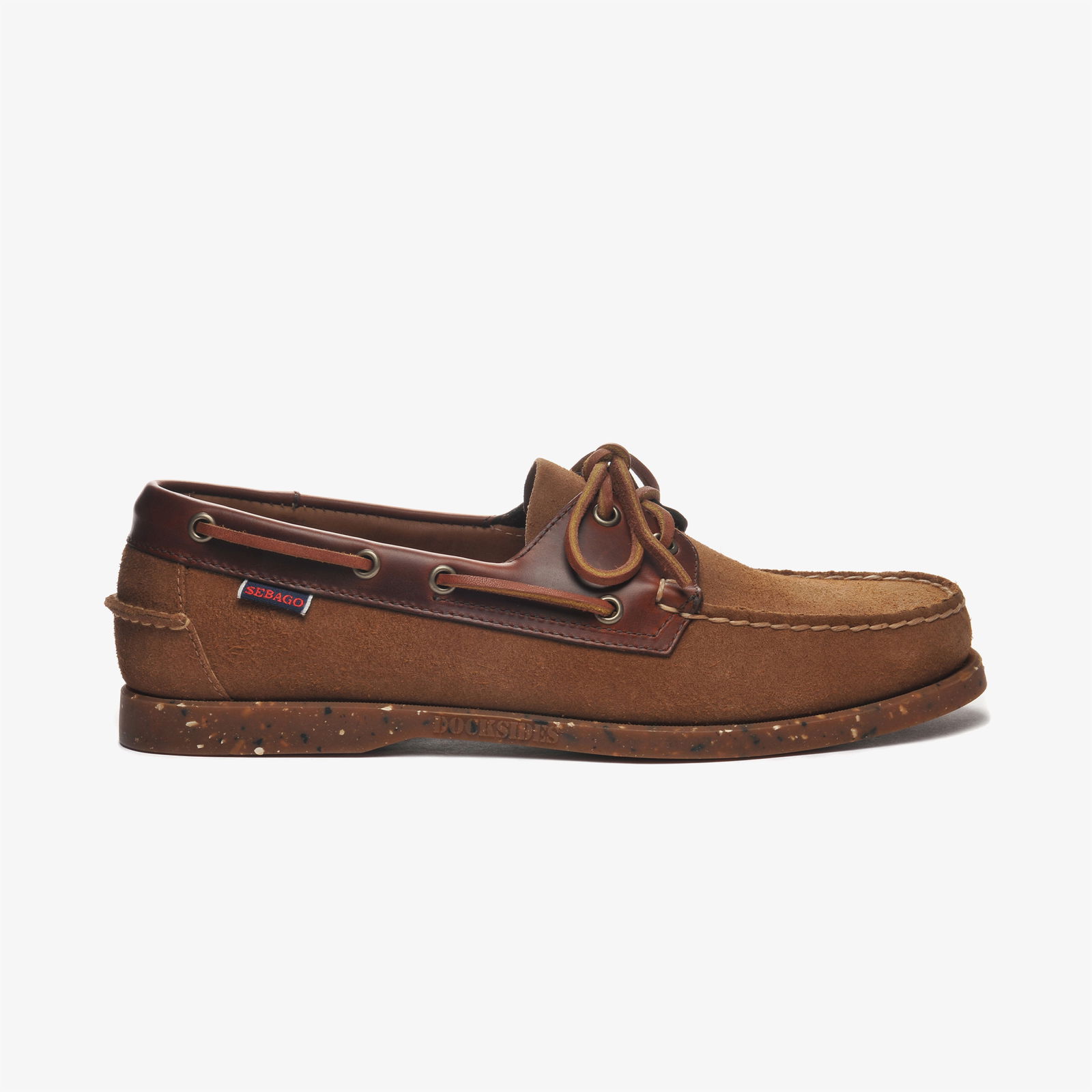 Sebago Portland Rubber Rec Erkek Kahverengi Süet Deri Ayakkabı