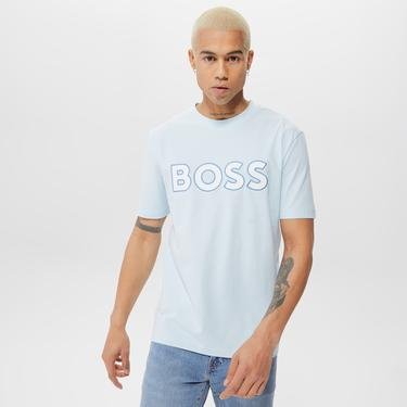  Boss Telogox Erkek Mavi T-Shirt