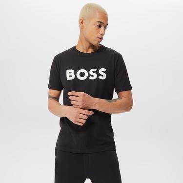 Boss Thinking Erkek Siyah T-Shirt