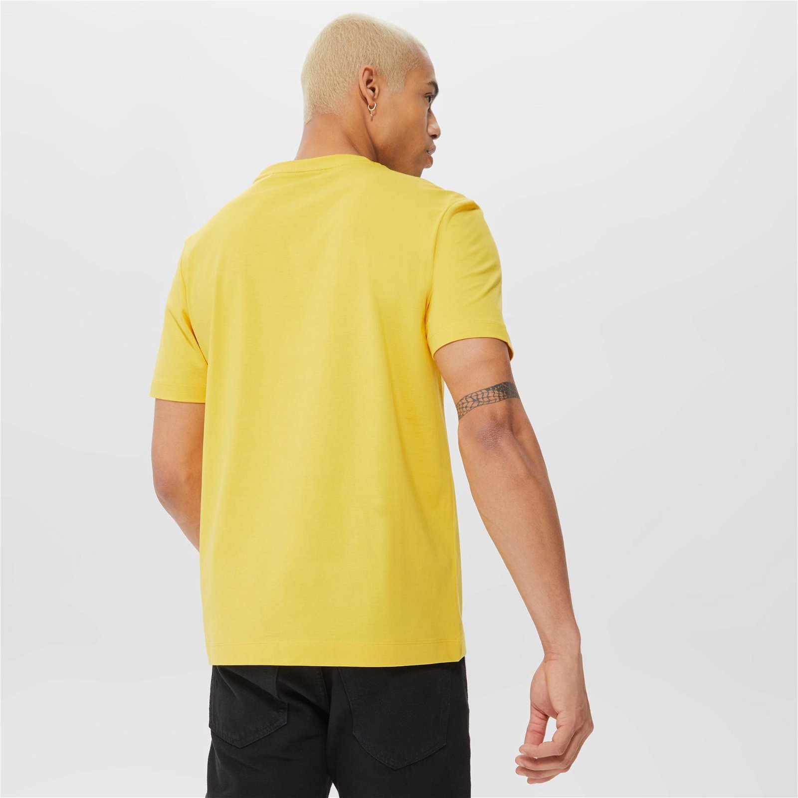 Boss Thompson Erkek Sarı T-Shirt