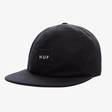  HUF Ess Unstructured Box Snapback Erkek Siyah Şapka