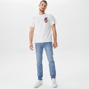  HUF Thwip Triangle Erkek Beyaz T-Shirt