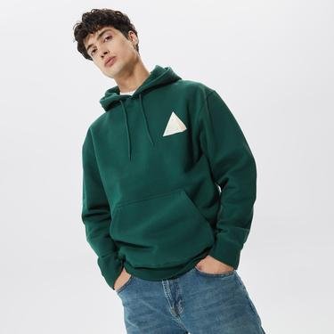  HUF Discover Nature Pullover Erkek Yeşil Hoodie Sweatshirt