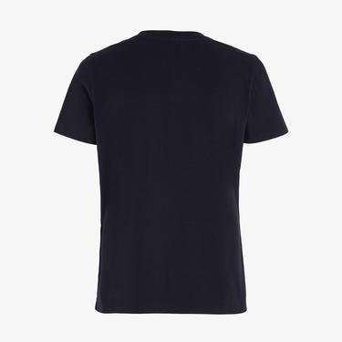  Tommy Hilfiger 1985 Regular Mini Corp Logo C-Neck Kadın Mavi T-Shirt