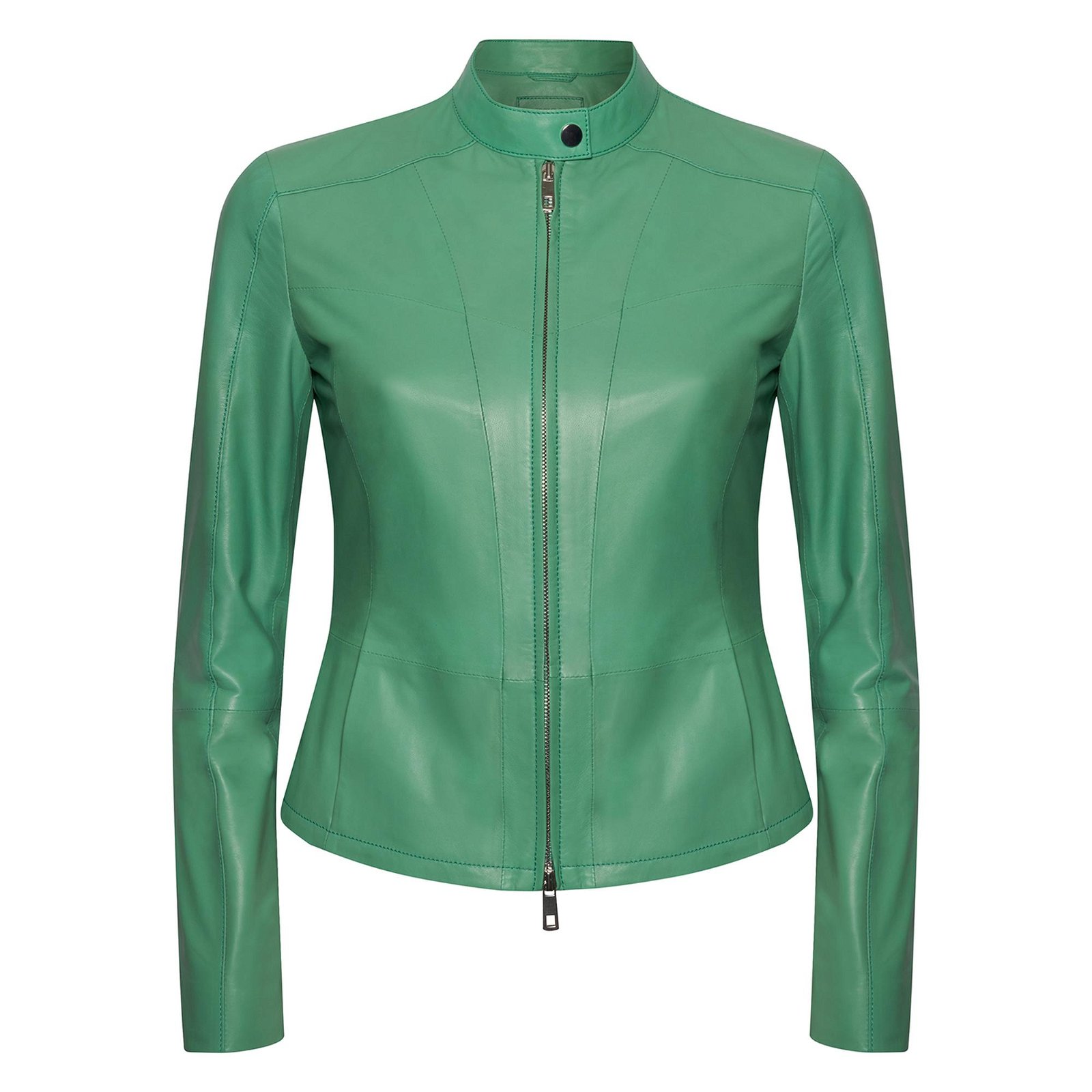  Kalle Yeşil Kadın Deri Ceket