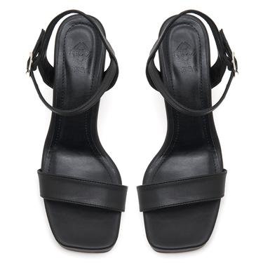  Dolla Siyah Kadın Platformlu Sandalet