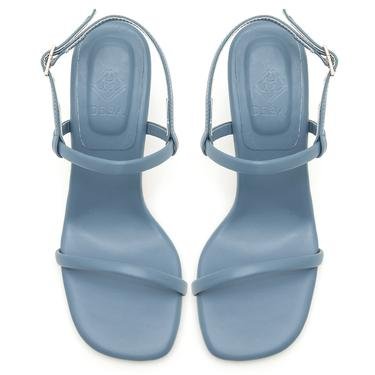  Svea Mavi Kadın Topuklu Sandalet