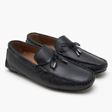  Anco Siyah Erkek Deri Günlük Ayakkabı