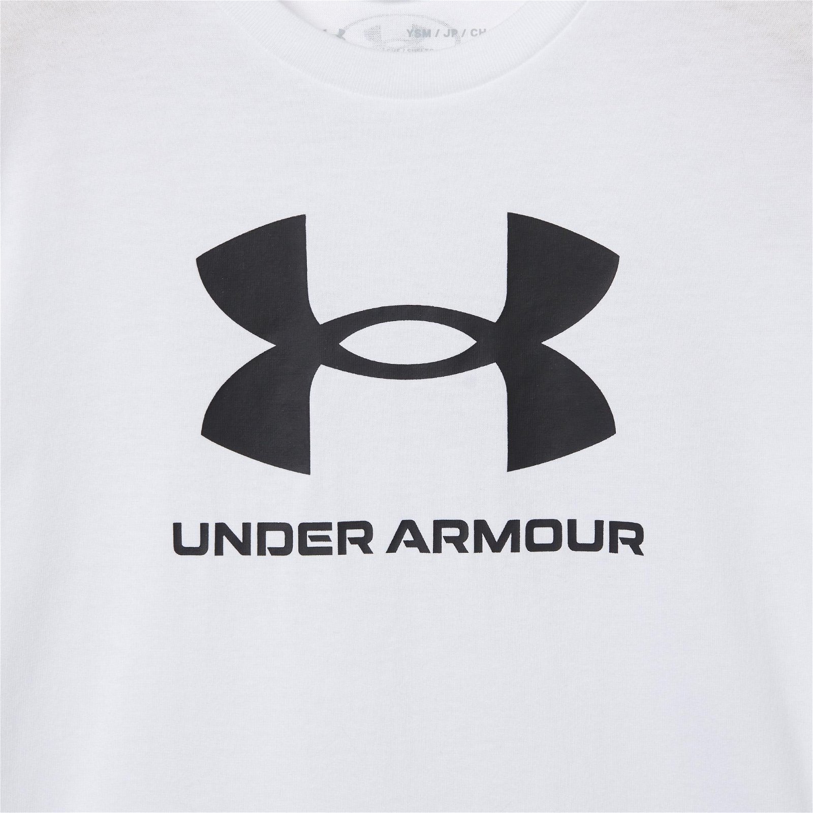 Under Armour Sportstyle Logo Çocuk Beyaz T-Shirt