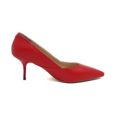  Alonsa Kırmızı Kadın Deri Klasik Ayakkabı