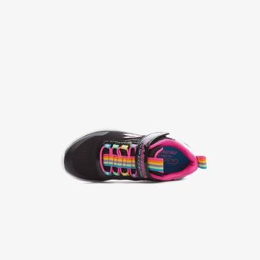  Skechers Dynamight 2.0-Rockin' Rainbow Çocuk Siyah Spor Ayakkabı