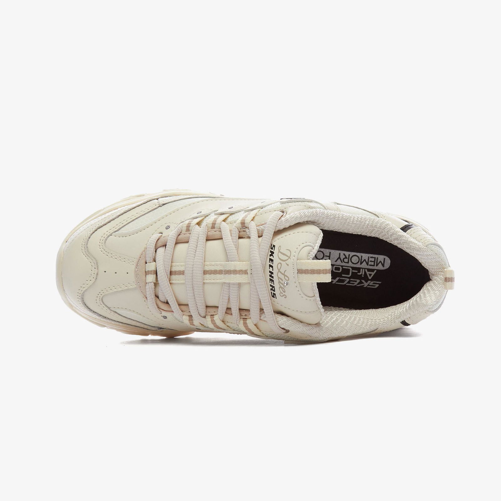 Skechers D'Lites-Fresh Start Kadın Krem Spor Ayakkabı