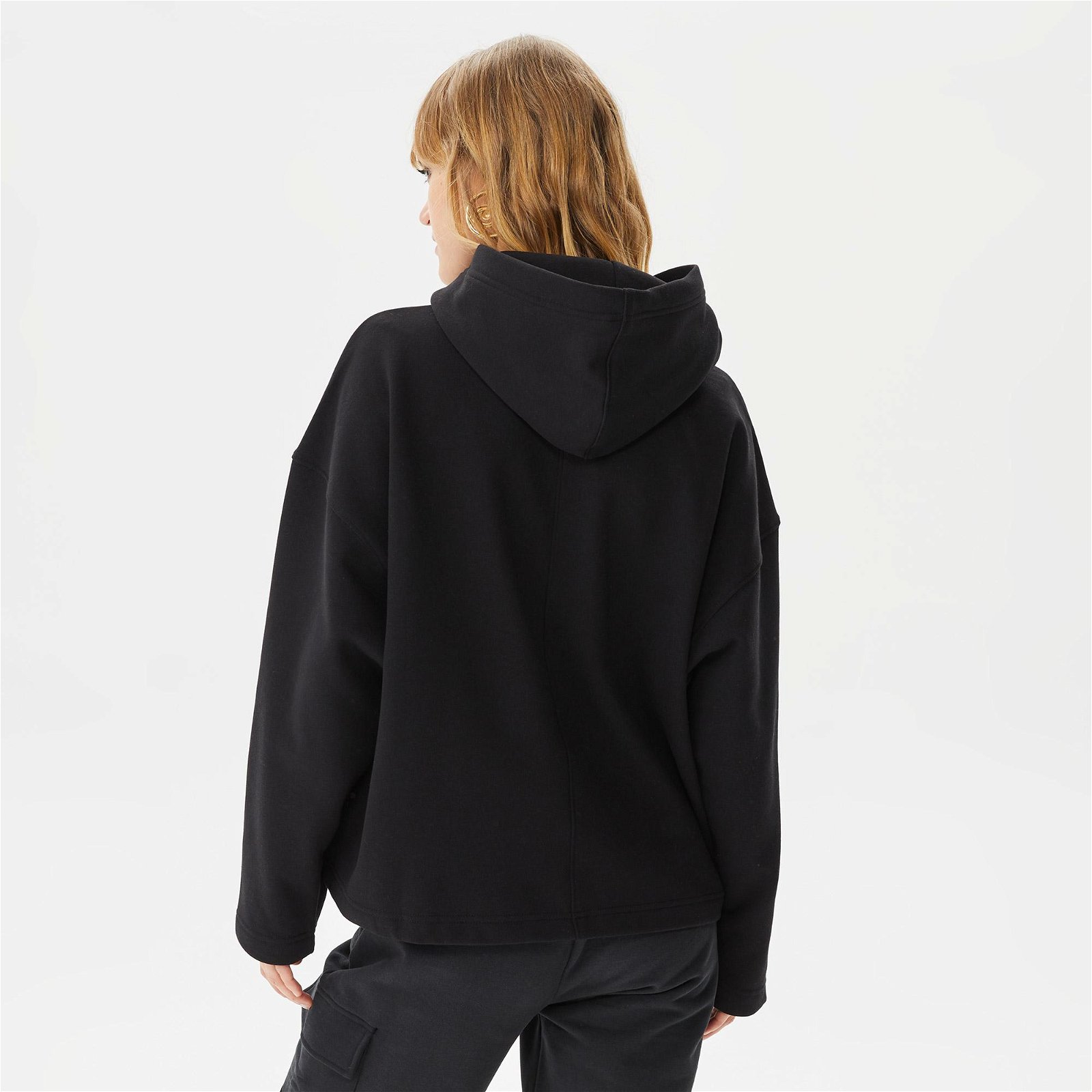 Calvin Klein Jeans Archival Monologo Hoodie Kadın Siyah Sweatshirt