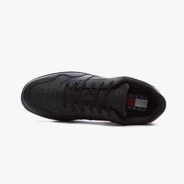  Tommy Jeans Retro Basket Essentialential Erkek Siyah Sneaker