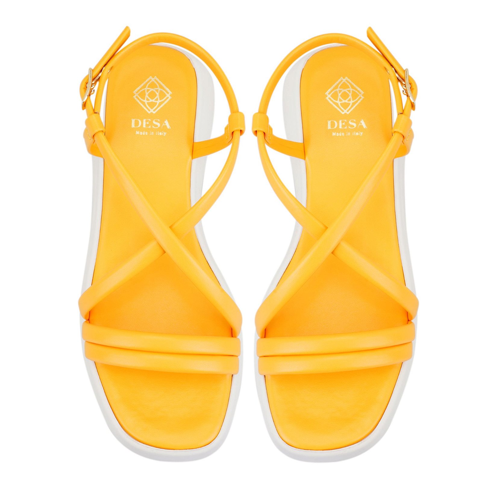Ehren Sarı Kadın Dolgu Tabanlı Sandalet