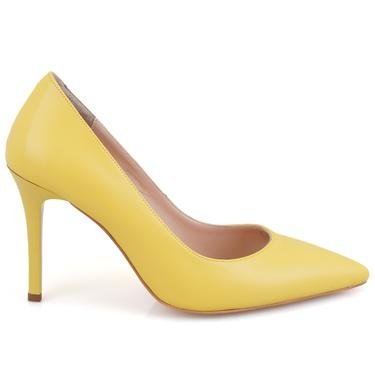  Laila Sarı Kadın Abiye Ayakkabı