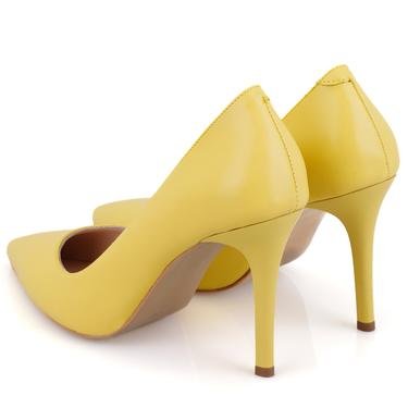  Laila Sarı Kadın Abiye Ayakkabı