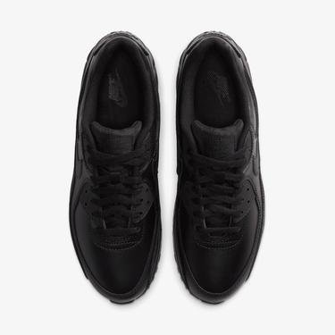  Nike Air Max 90 Leather Erkek Siyah Spor Ayakkabı