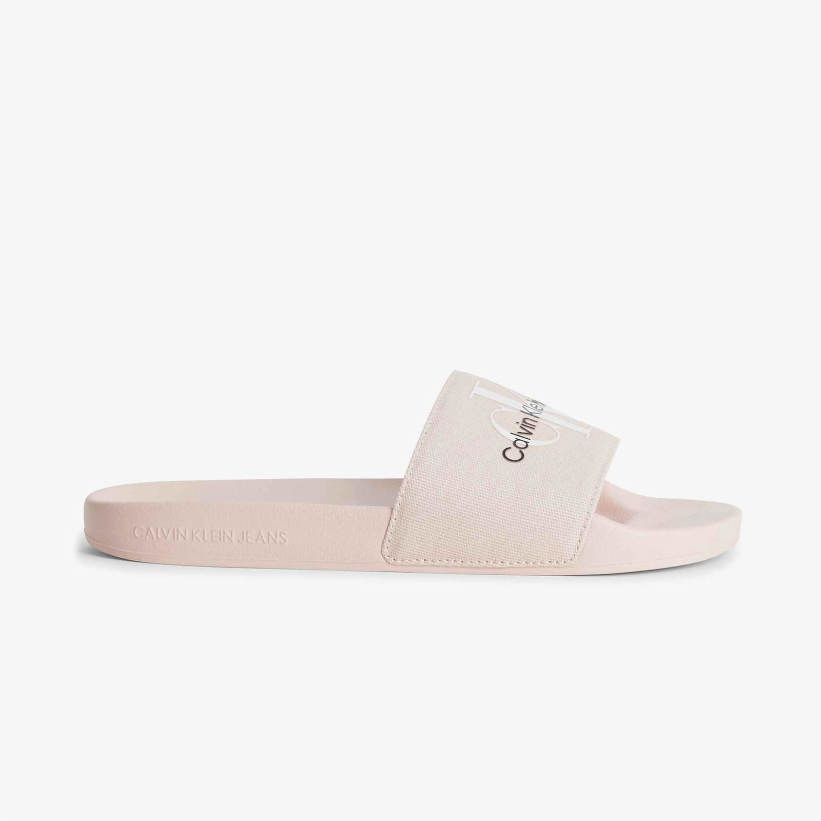 Calvin Klein Jeans Slide Monogram Kadın Pembe Terlik