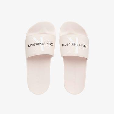  Calvin Klein Jeans Slide Monogram Kadın Pembe Terlik