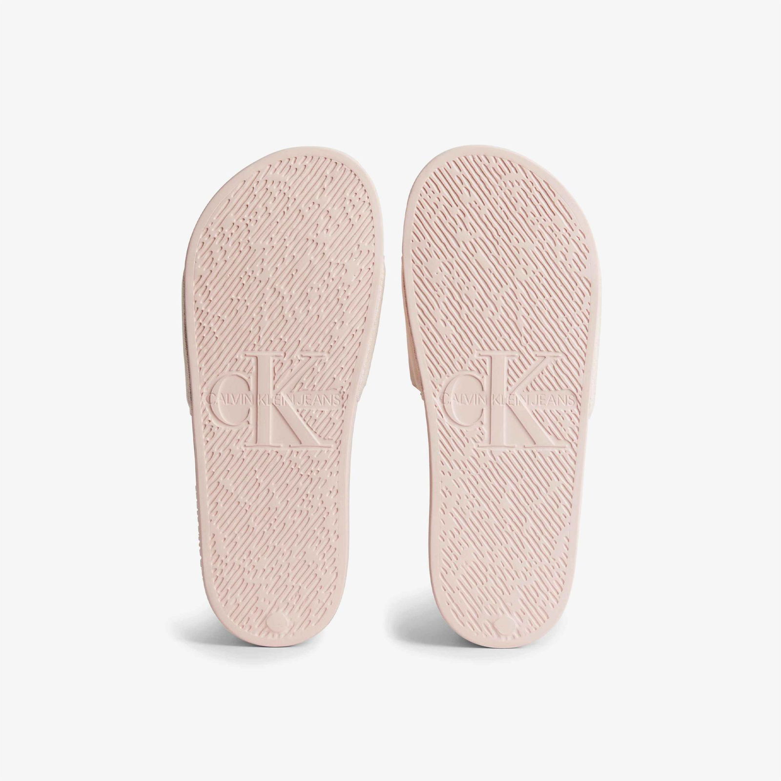 Calvin Klein Jeans Slide Monogram Kadın Pembe Terlik
