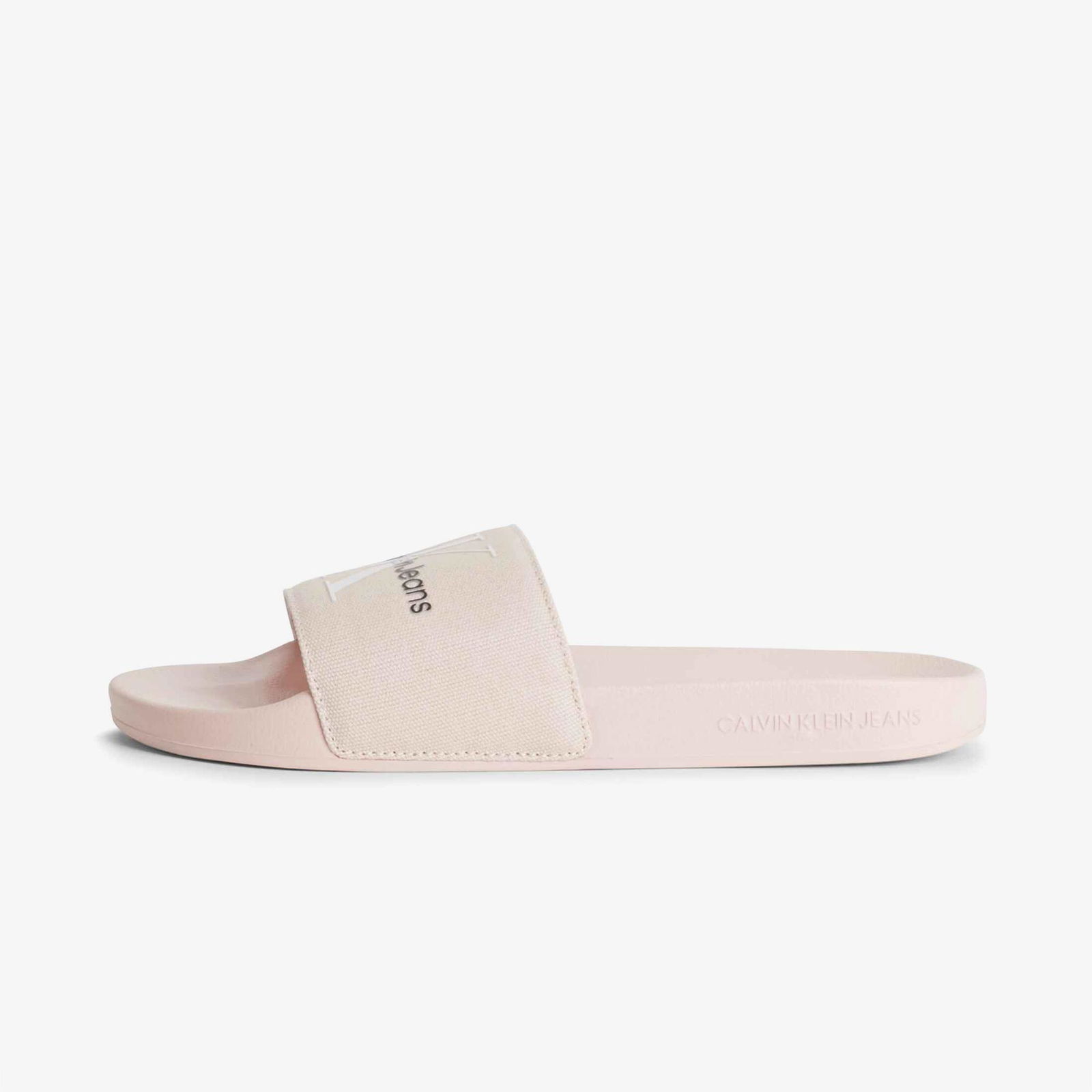 Calvin Klein Jeans Slide Monogram Kadın Pembe Terlik